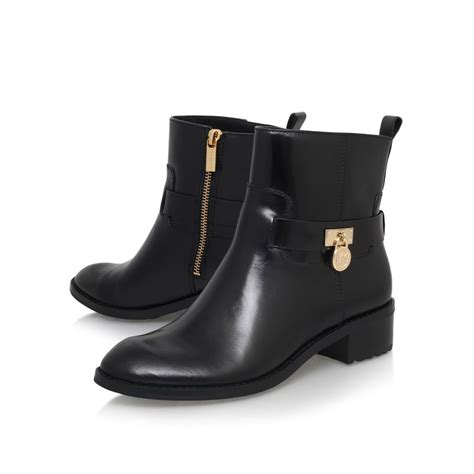 michael kors ryan leather ankle boot|Michael Kors boots high heel.